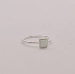 Load image into Gallery viewer, Square Aurora Opal Ring
