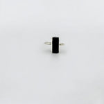 Load image into Gallery viewer, Silver Black Tourmaline Ring
