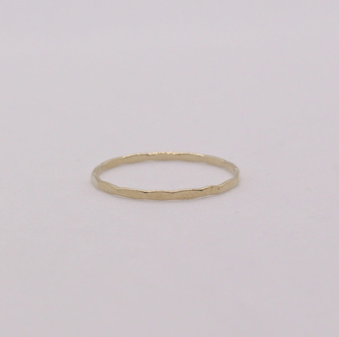 Hammered Gold Filled Ring