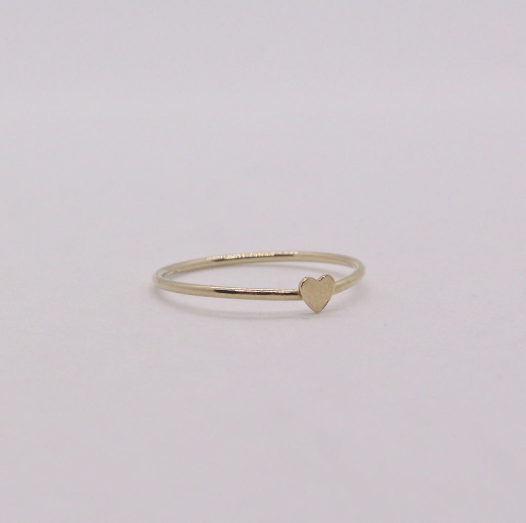 Heart Gold Filled Ring