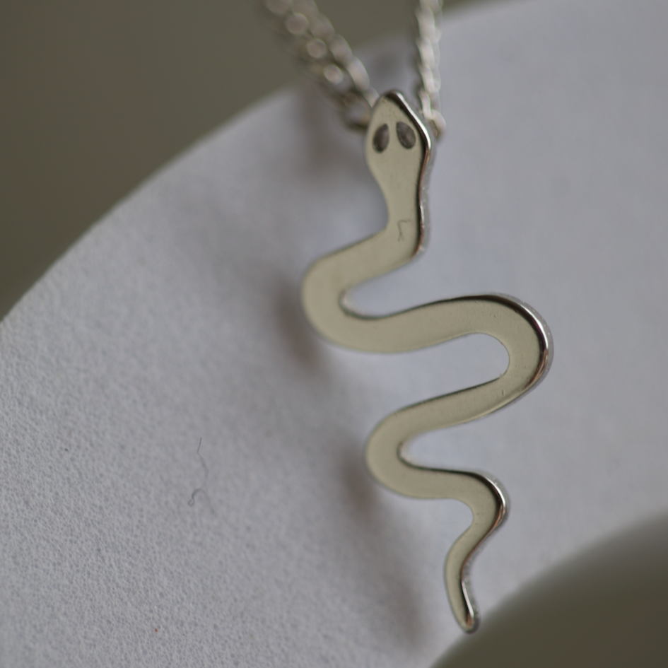 Gold-Filled Snake Necklace