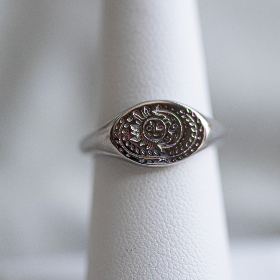 Silver Eclipse Ring